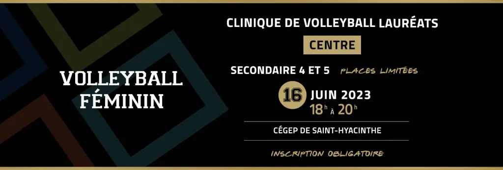 Volleyball féminin : clinique spéciale CENTRE