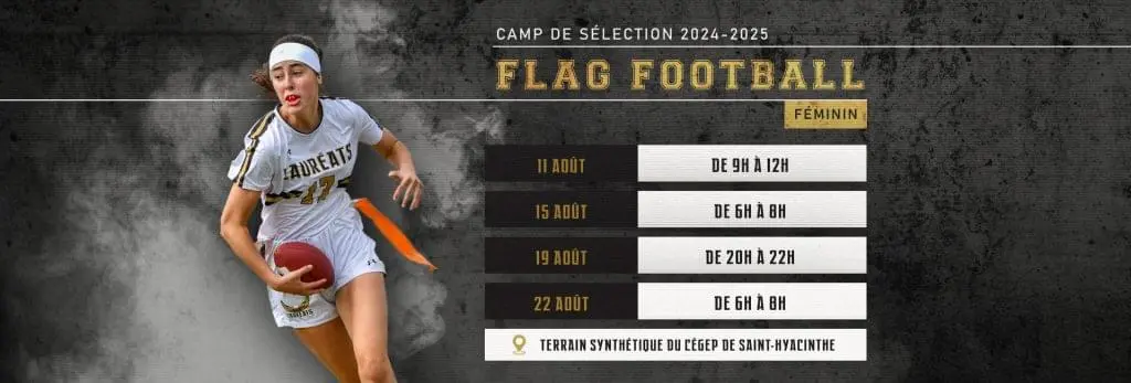 Flag football féminin | Camp de sélection