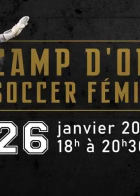 Soccer féminin D2 – Camp d’évaluation